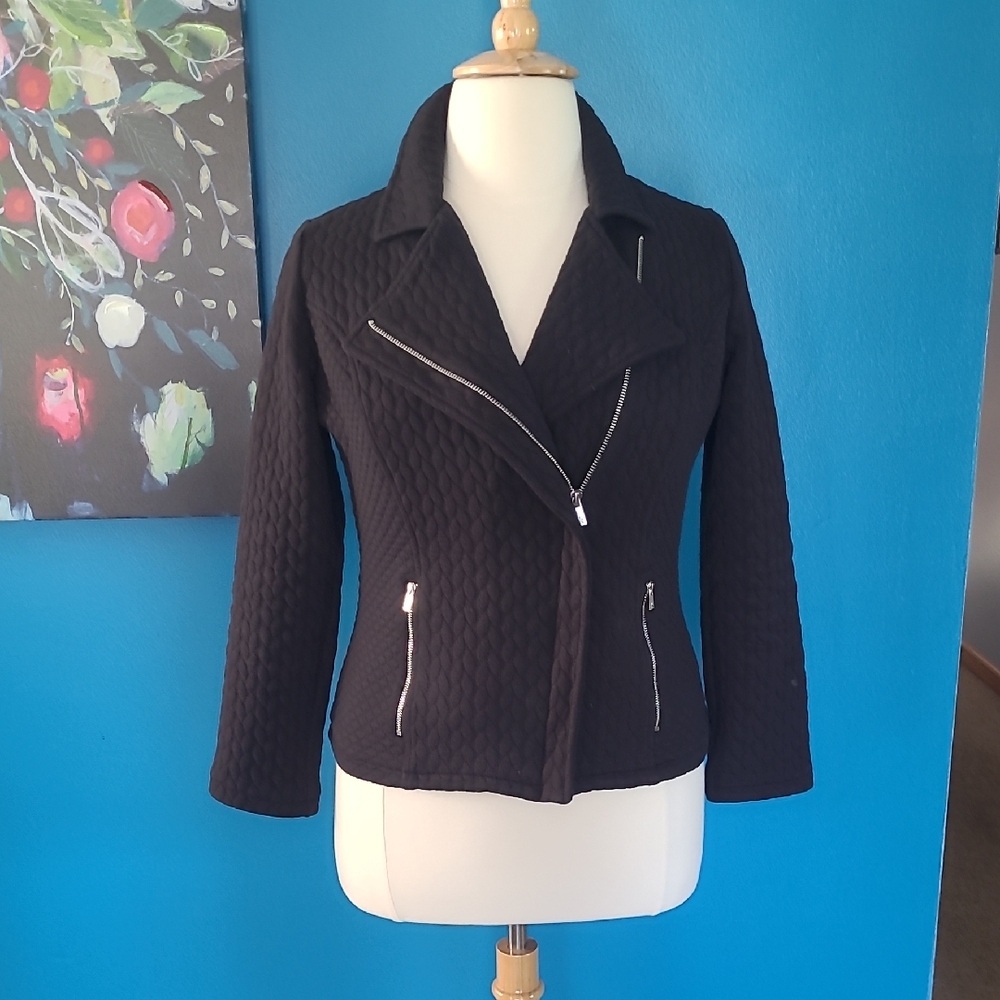 Isaac Mizrahi Live Moto Jacket